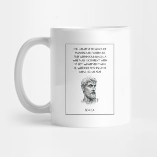 Seneca Stoic Quote Mug